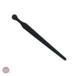 Plug urétral noir en silicone pour débutants