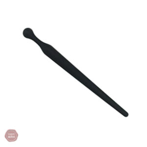 Plug urétral noir en silicone pour débutants