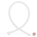 Sonde urétrale en silicone avec tête carrée blanche