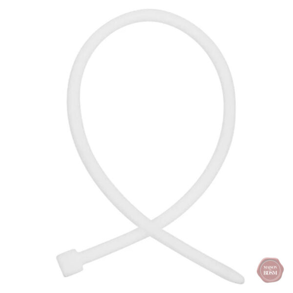 Sonde urétrale en silicone avec tête carrée blanche