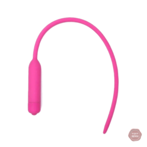 Sonde urétrale vibrante silicone lisse, 10 vitesses