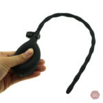 Accessoire de plaisir : sonde urétrale perlée en silicone