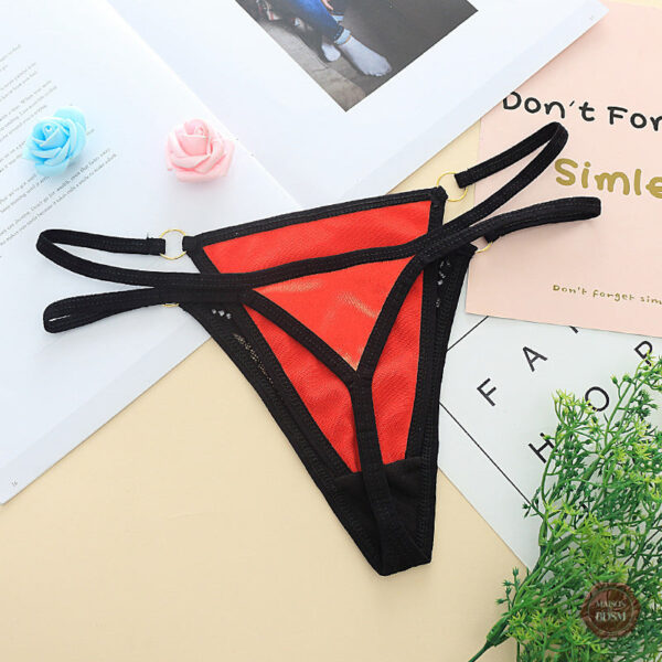 String sexy en tissu doux pour un confort optimal