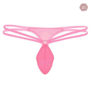 String sexy Sissy à bretelles, parfait pour la lingerie féminine