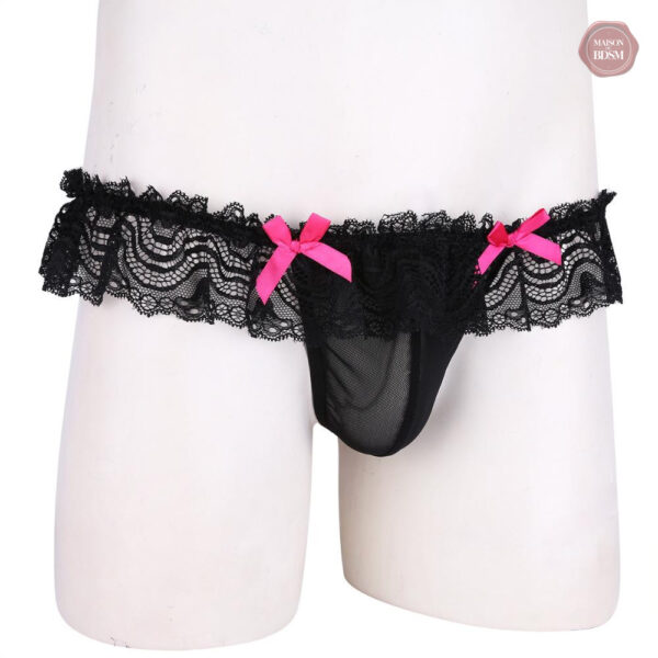 string-en-dentelle-sissy-elena-1 String en dentelle Sissy Elena pour un look élégant et séduisant