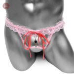 String travesti en dentelle avec motifs amusants