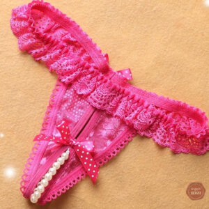 Sous-vêtement sexy sans entrejambe pour travestis