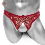 Vêtements travesti : string brodé, alliant confort et esthétique