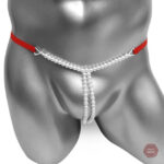Sissy panties ornés de perles pour une allure glamour