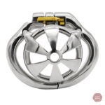 Cage de chasteté en acier inoxydable pour homme