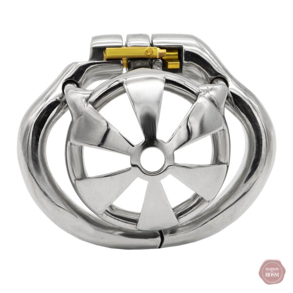 Cage de chasteté en acier inoxydable pour homme