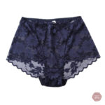 Culotte à fleurs transparente taille haute grande taille