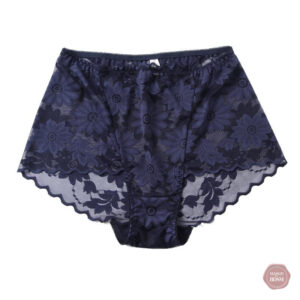 Culotte à fleurs transparente taille haute grande taille