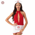 Costume d'infirmière femme pour jeu de rôle sexy