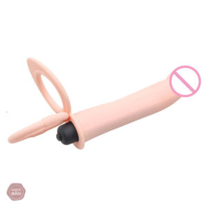 Vibrateur double pénétration, design ergonomique et efficace