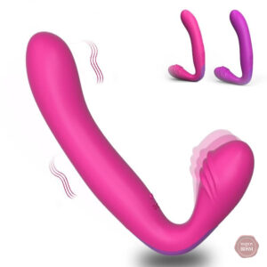 Vibromasseur double extrémité inversé pour plaisir partagé