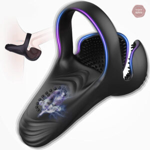 Vibromasseur silicone pour périnée et testicules
