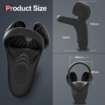 Accessoire de plaisir en silicone pour testicules