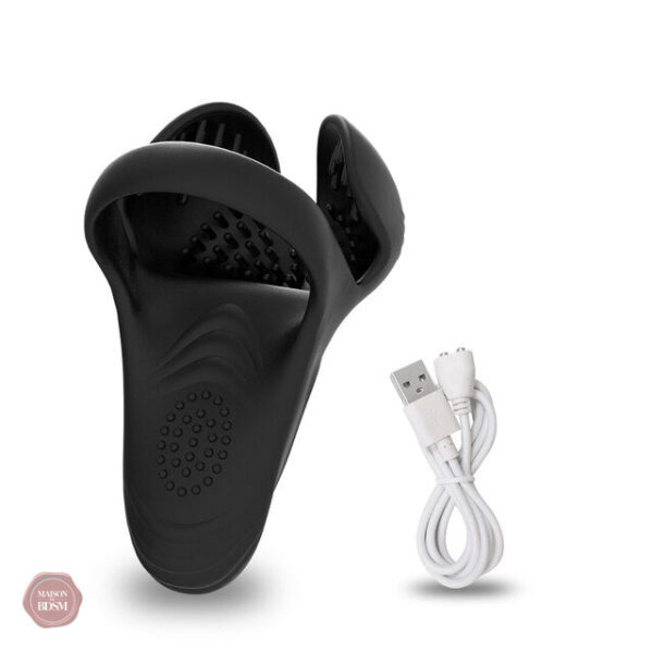 Vibromasseur doux pour stimulation périnéale et testicules