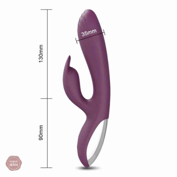 Vibromasseur à double action, idéal pour le plaisir
