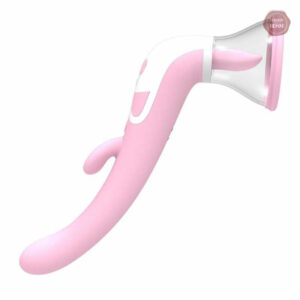 Vibromasseur pour seins avec pinces tétons