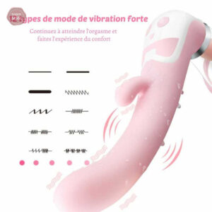 Vibromasseur à pinces pour plaisir sensoriel