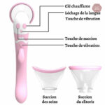 Pinces tétons vibrantes pour nouvelles sensations