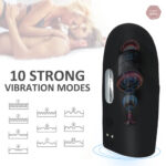 Vibromasseur vaginal 10 fréquences pour des sensations variées